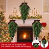 1pc50cm Simulated Soft-Glue Norfolk Needle Wall Hanging Christmas Tree Upside Down Vine Green Plant Holiday Decoration