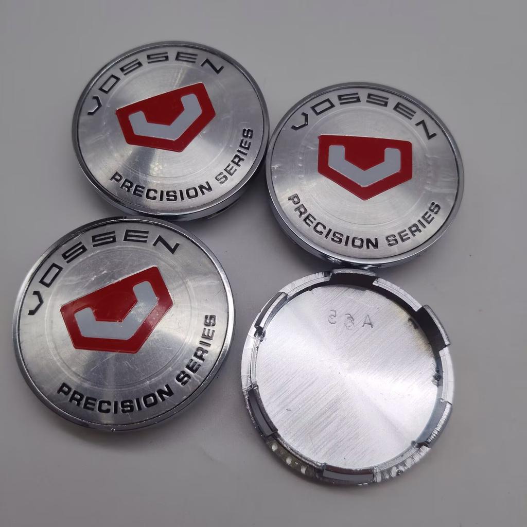 AAYS1 4Pcs/set 65mm Wheel Center Cap For Vossen Emblem Logo Wheel Cover Cap Hubcaps Badge Car Styling Accessories