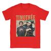 Timothee Chalamet Actor TShirts Unisex Crazy Cotton Tees Crewneck Short Sleeve T Shirt Plus Size Clothing