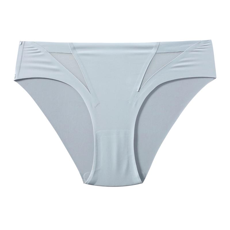CINOON Women's Sexy Yoga Thong Ice Silk Seamless Sports Underpant Low-Rise Comfortable Fitness Panties