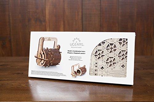 UGEARS Model Combination Lock 3D Wooden Puzzle Product Name