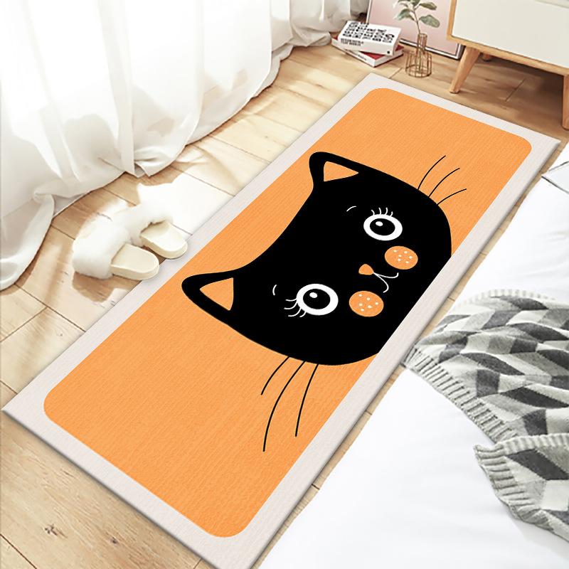 Bedroom Bedside Carpet Cute Room Underbed Floor Mat Small Carpet Long Strip Home Mat