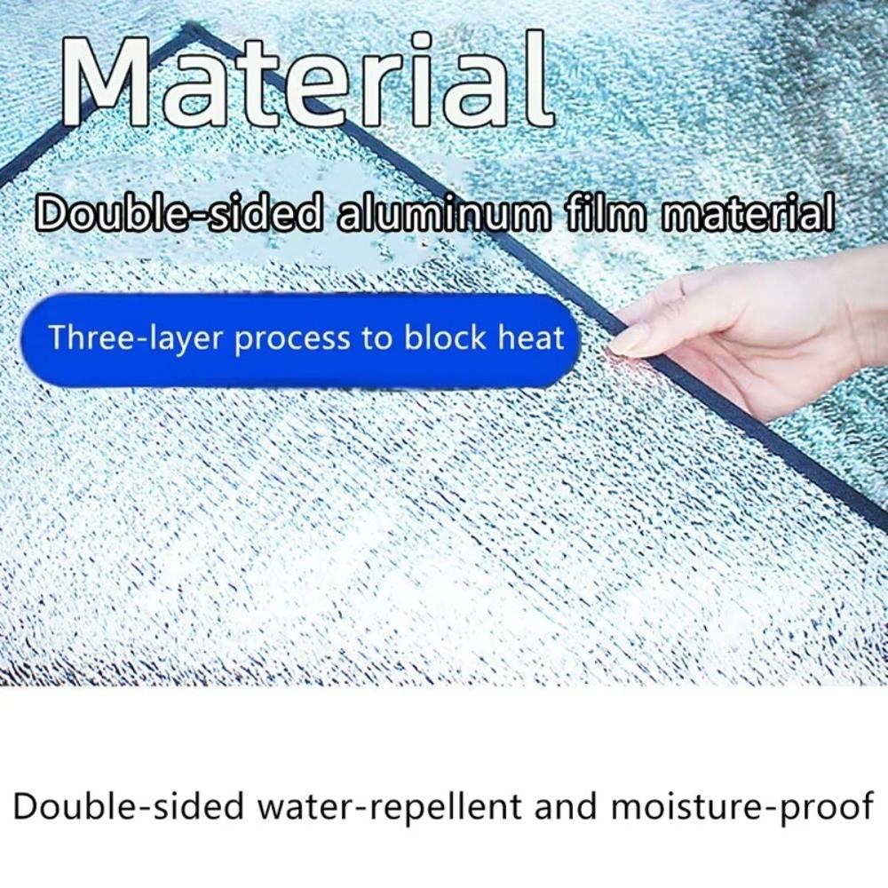 Thermal Insulation Waterproof Ground Mat Double Sided Picnic Mat Aluminum Film Mat Camping