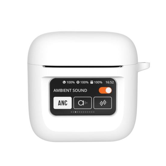 Headset Case Shockproof Full Protection Ant-scratch Silicone Storage Bag with Hook for JBL Tour Pro2