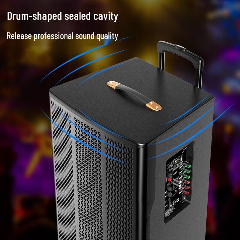 Suoai SA-Q11 15-inch Portable Outdoor Bluetooth Karaoke Speaker