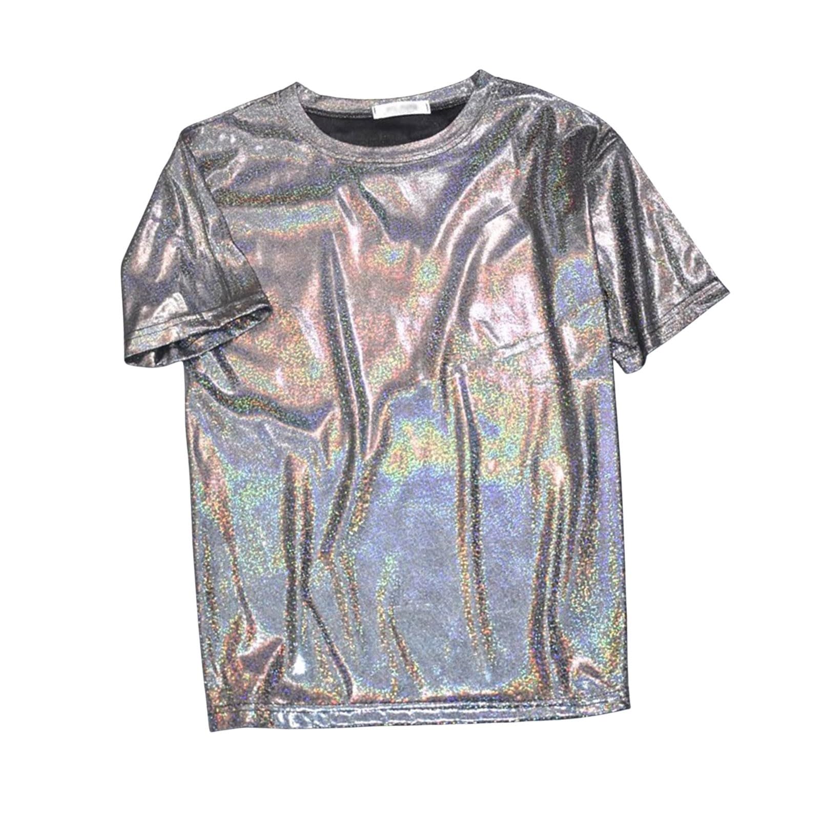 

Gradient-colored Short-sleeve Retro- Women s Top For Daily Wear XXXXL чорний