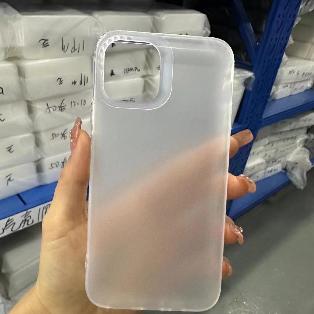 

Painted Shell Suitable for IPhone 15PRO Mobile Phone Case Apple 14plus Matte Protective Case Laser 12 Soft X Apple 15Plus