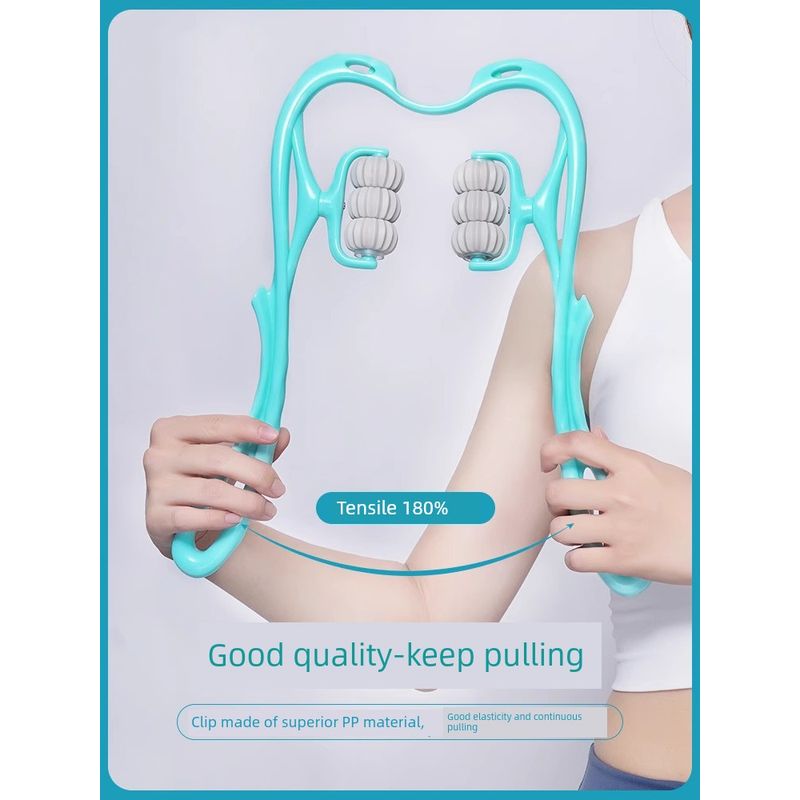 Six-Wheel Roller Neck Massager Manual Size Leg Integrated Multifunctional Kneading For Home Shoulder and Neck Neck Massager