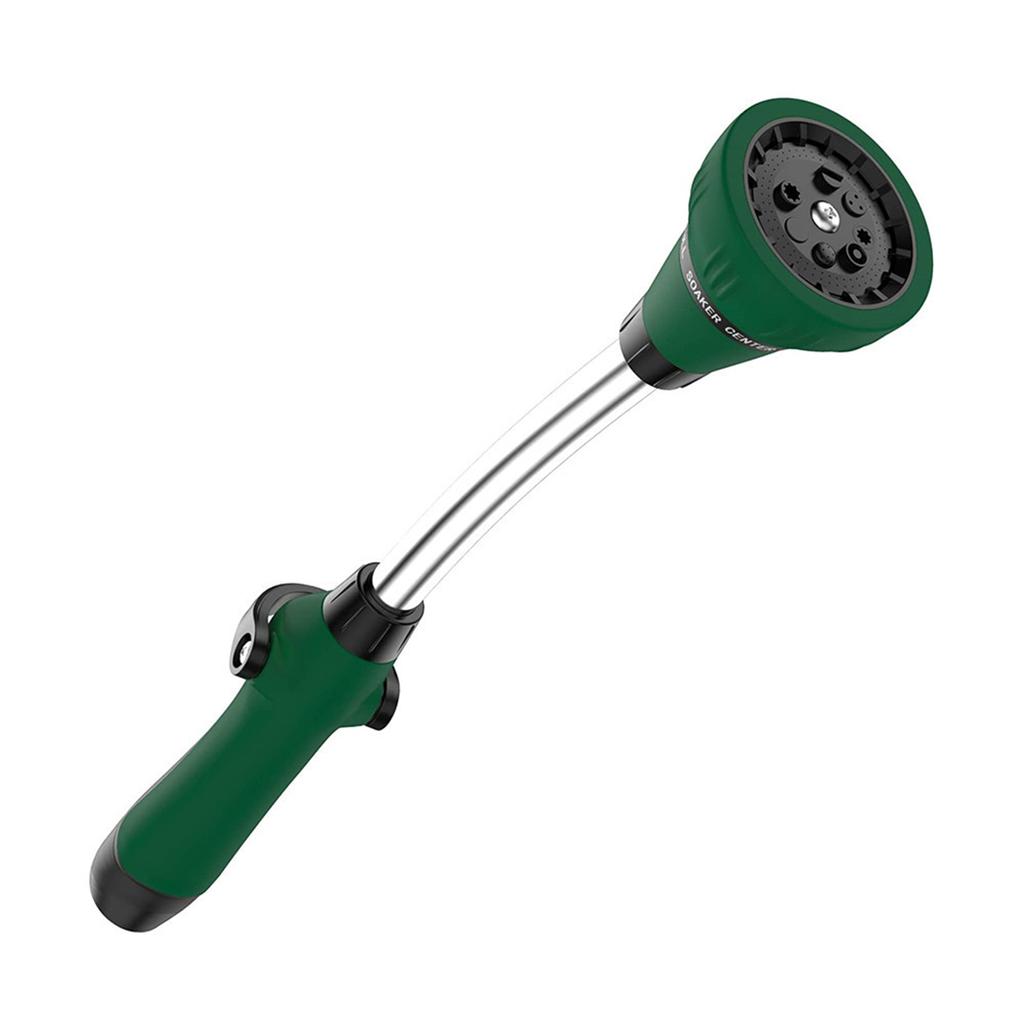 15 Zoll Wasser Sprühstab Schnellkupplung Gartenschlauch Düse Sprühstab 8 Wassermuster Ergonomischer Griff Einfache Ein&Aus Daumensteuerung für Garten Rasen Pla