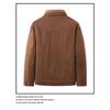 Men S Thick Fleece Lined Workwear Jacket Loose Fit Winter Coat
