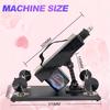 DTSUDU Sex Machine 3XLR Connector Accessory with Dildo and Suction Cup Love Machine  Insertion Gun Machine for Couple Sex Game