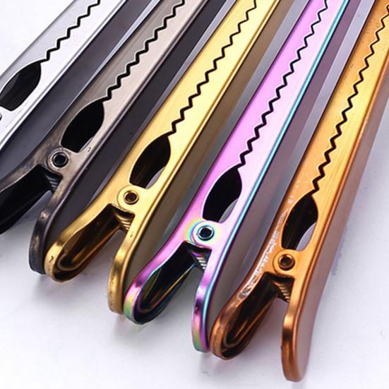 2-in-1 Löffel und Beutelclip, Messlöffel aus Edelstahl, Multifunktionaler Pulverversiegler für Milchkaffee, Luftdichter Clip