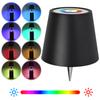 LED Table Lamp Rechargeable RGB Bottle Lamp 2000mAh Dimmable Cordless Bottle Light for Bedroom Restaurant & Bar Christmas Gifts