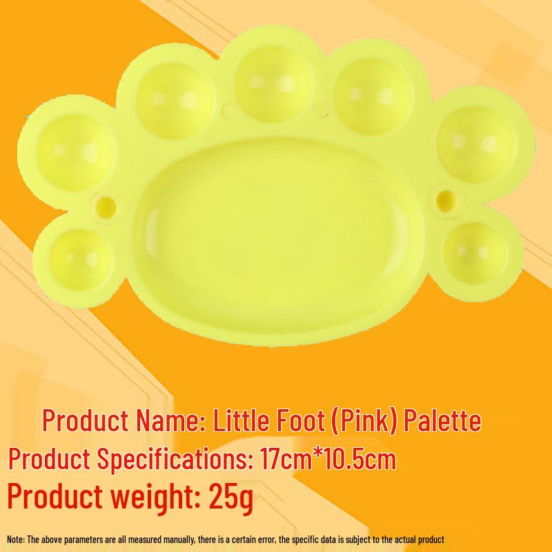Children's Plastic Color Mixing Palette for Gouache Paints