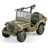 1:32 Vehículos todoterreno militares Willys GP Aleación Fundición a presión y Vehículos de juguete Coche de juguete de metal Modelo Sonido y luz Colección Juguetes de Hobby