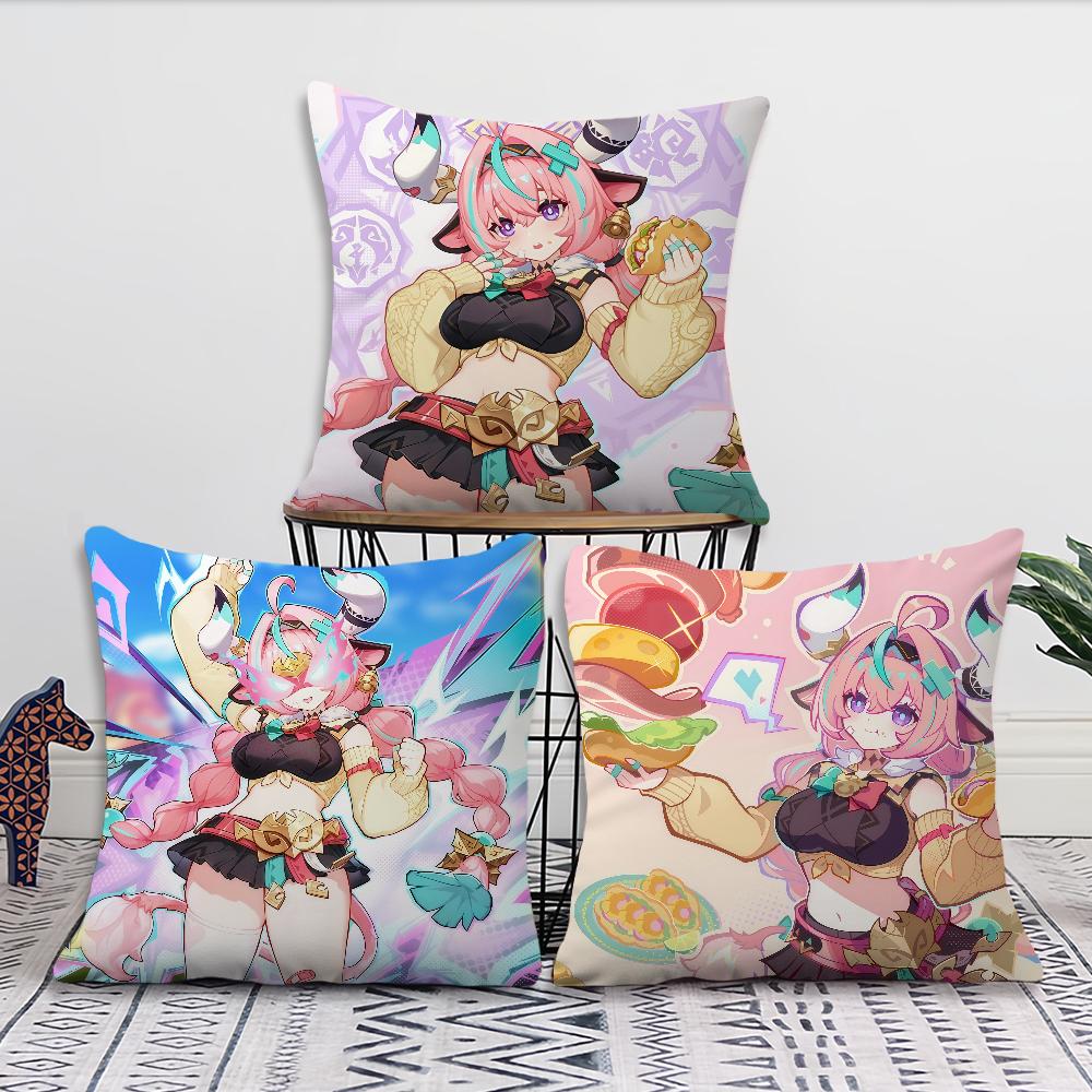 Game Varesa Genshin Impact cushion cover Pillow Cover Decoration Room Home Sofa living Office Car Nordic Simplicity