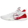 Li Ning Cushioning Abrasion Resistant Cushioning, Wear Resistant Low Top Basketball Shoes Men's White Red ABAR071-1