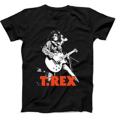 T.Rex Rock Band Marc Bolan Musica Trex Bestseller Regalo Maglietta Nera 54