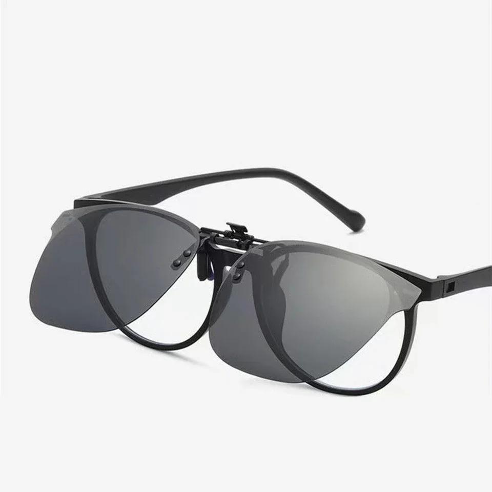 

Clip-On Polarized Flip-Up Sunglasses, UV400 Anti-Glare Night Vision Lenses for Prescription Glasses United States