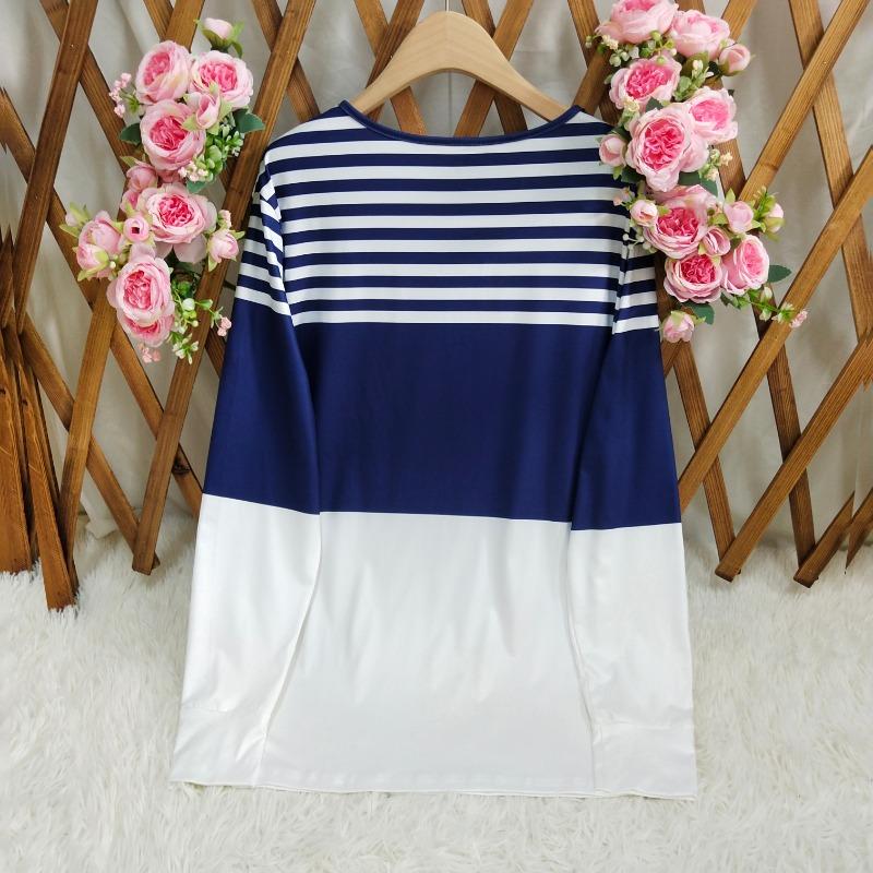 Women's Quarter-zip Pullover with Stripes, Suitable for Street Wear, Daily Use, Printed Casual Style, Round Neck, Long Sleeve,