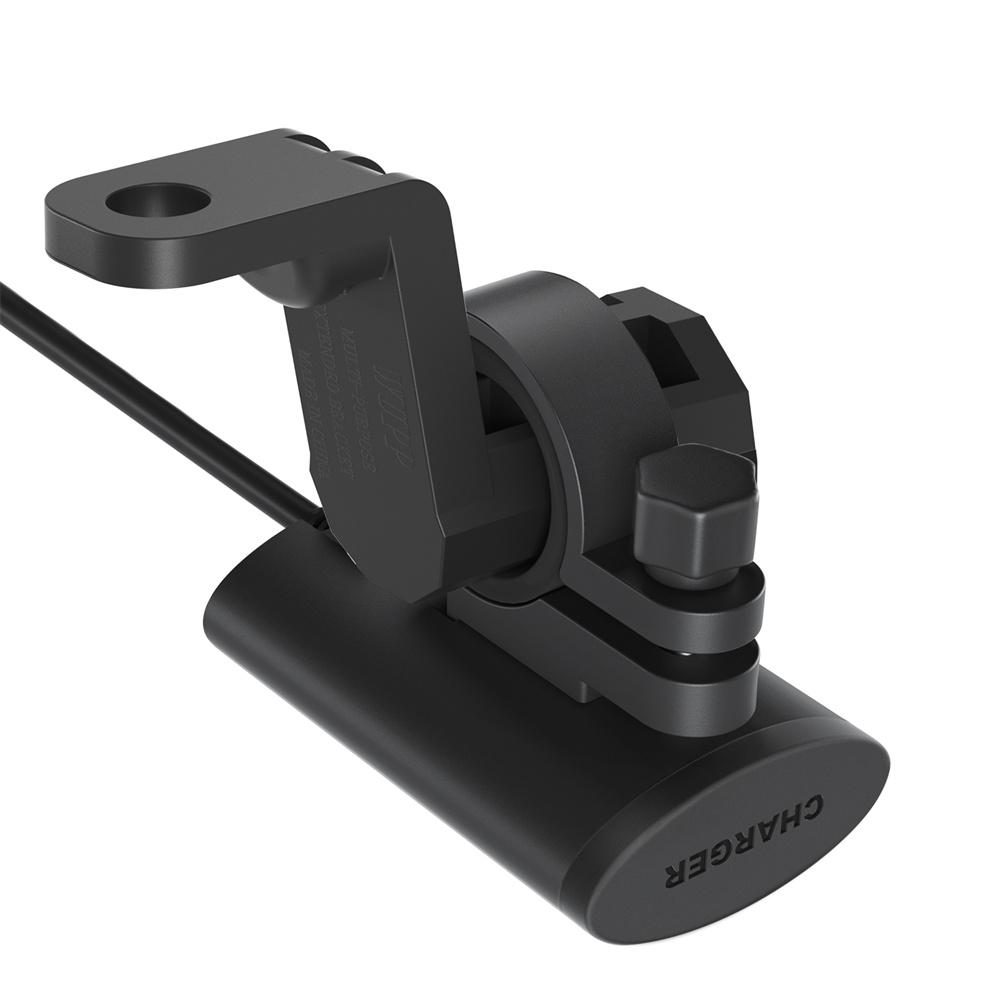 USB-C USB-A Dual Ports Motorcycle Charger For Handlebar or Rearview Mirror Mount