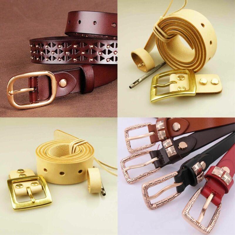 10pcs Craft Belt Wallet Solid Brass Leather Nail Rivets Chicago Screws