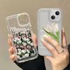 Soft Cute Flower Pouzdro na telefon pro iPhone 11 Pouzdro pro iPhone 13 15 12 14 Pro Max XS X XR 7 8 SE Shockproof Clear Aesthetic Cover