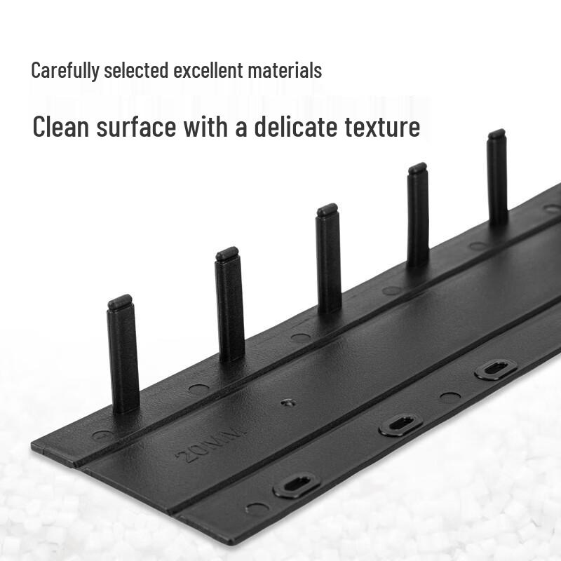 Deli 10-Hole Plastic Binding Strips