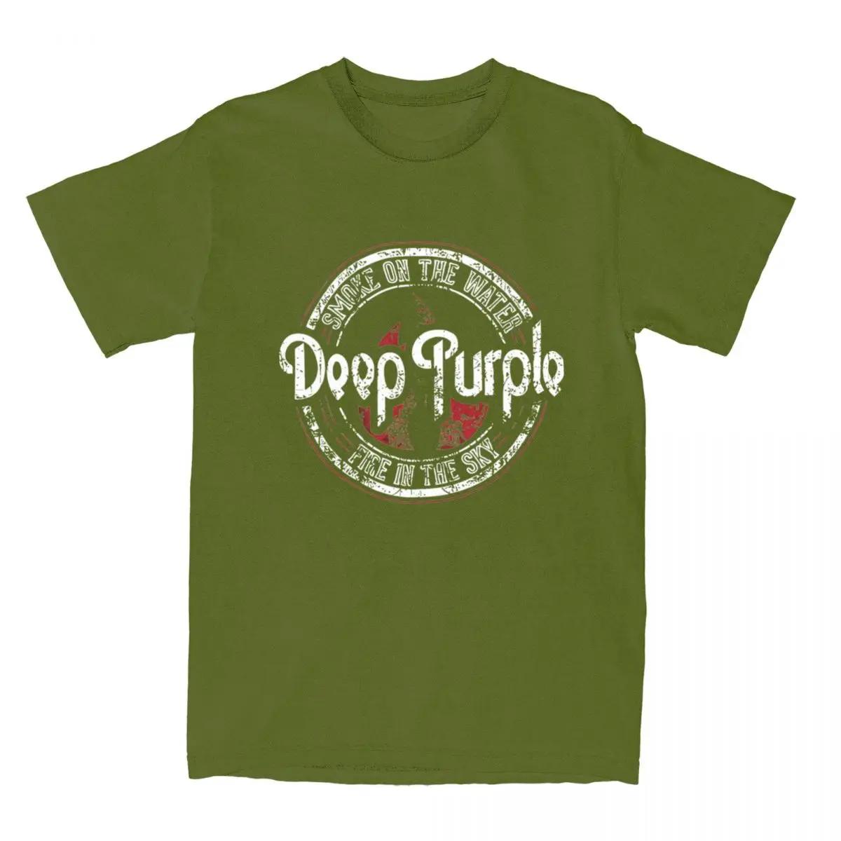

Deep Purple Tshirt Album Machine Head Smoke Song on The Water Tshirt English Rock Band Cotton Basic T Shirt Clothes 4XL