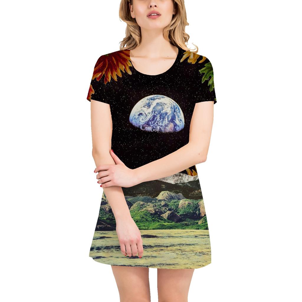 mid length tee shirt dresses