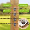 Multiple Use Fence Pegs Heavy Duty Metal Fence Spikes set for Secure Fencing Professional Metal Stakes for Gardeners