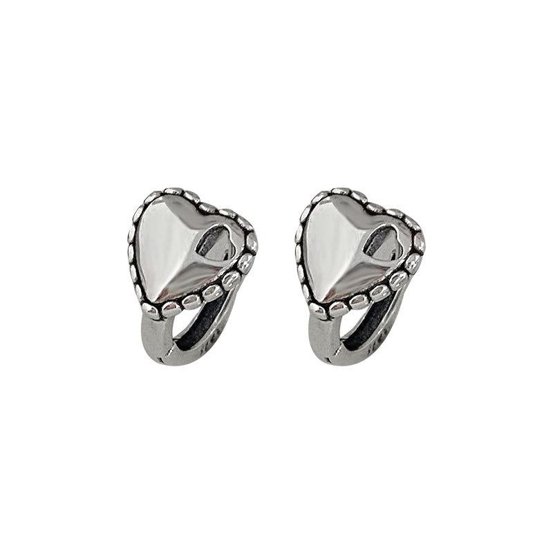Love Earrings Ins Fashion Personality Niche Design High-end Cold Style Earrings