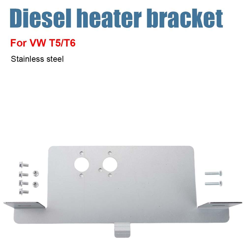 

Основание для крепления автомобильного дизельного воздушного отопителя, напольная пластина, серебристая прочная пластина для Eberspacher Webasto, автомобиль, грузовик, фургон T5/T6