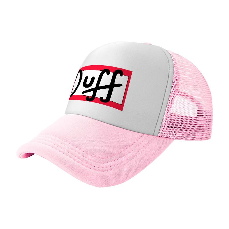 Síťovaná kšiltovka Duff Beer s prodyšným zadním panelem a klasickým snapback designem pro volný čas