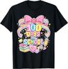 100th Day of School 100 Days Teacher Coquette Bow Girl T-Shirt