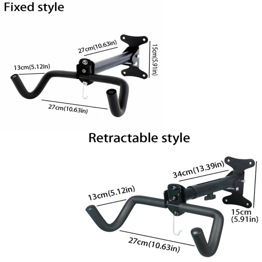 Foldable Design Wall Beam Bike Rack Space Saving Wall Mounted Bicycle Rack  Road Bicycle Storage