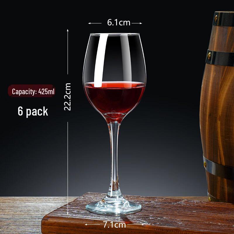 ZISIZ Handmade Commercial Red Wine Glasses