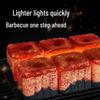 Quick-Light Smokeless Fruitwood & Bamboo Charcoal Briquettes: Easy-to-Use for Home BBQ