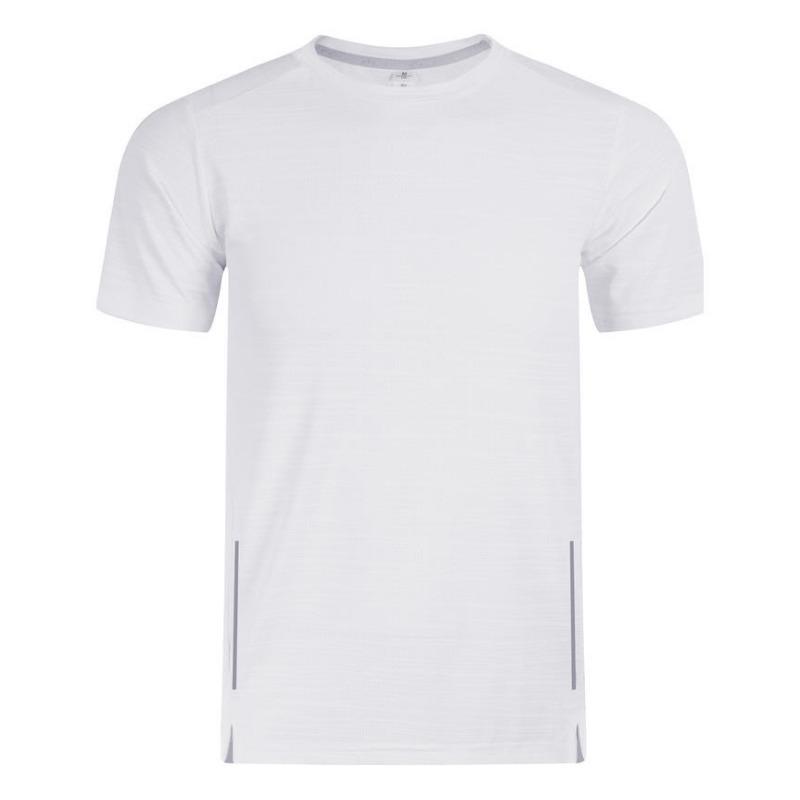 Men's Quick-Dry Athletic T-Shirt, Breathable Textured Crew Neck Short Sleeve Workout Top