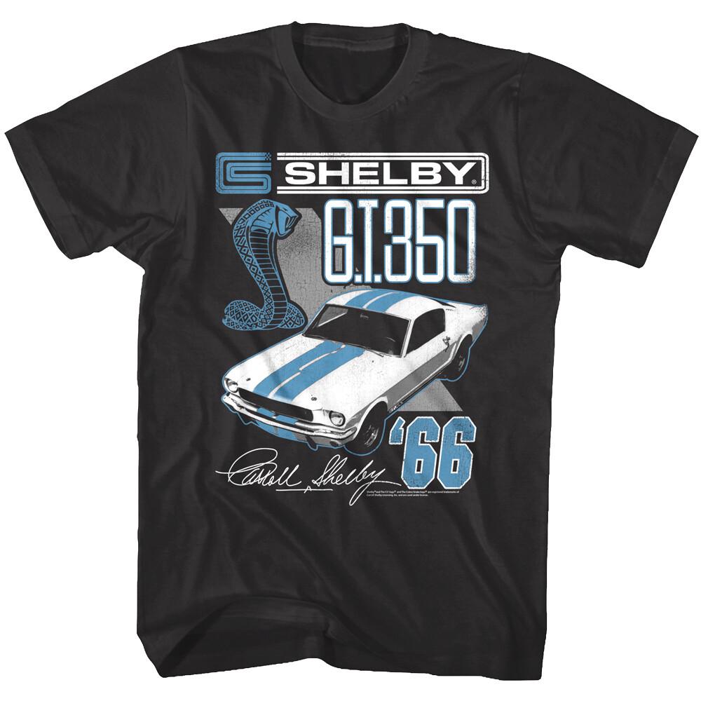 Shelby Cobra GT350 Muscle Car Mens T Shirt 1966 Mustang Sports Racing Motorsport L