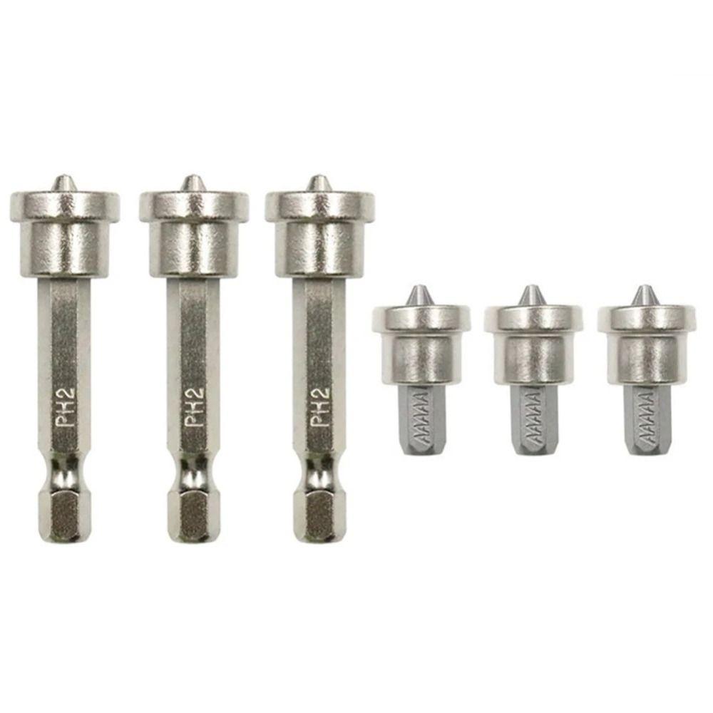 5/6Pcs PH2 Positioning Bit batch Head Plasterboard Positioning Screwdriver Bits  Woodworking