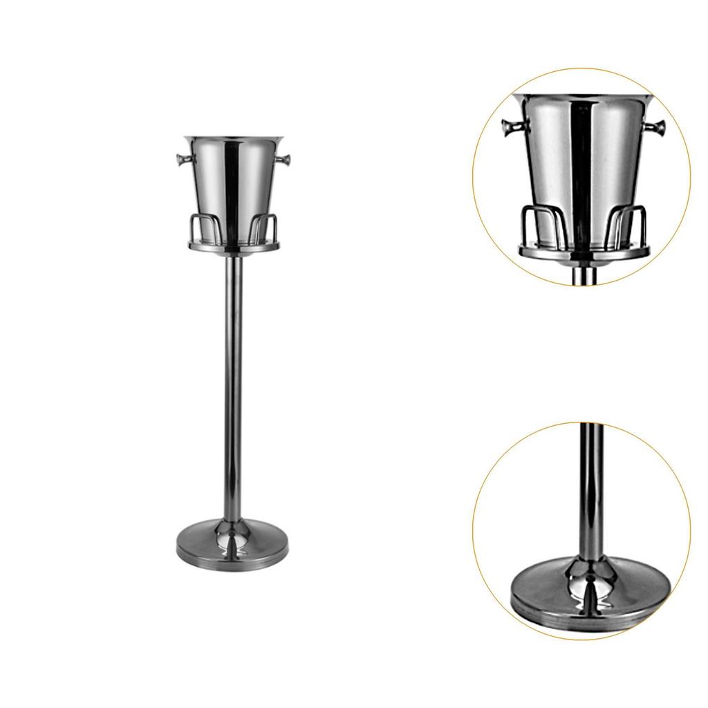 Ice Bucket with Stand Tub Beverage Container Wine Cooling