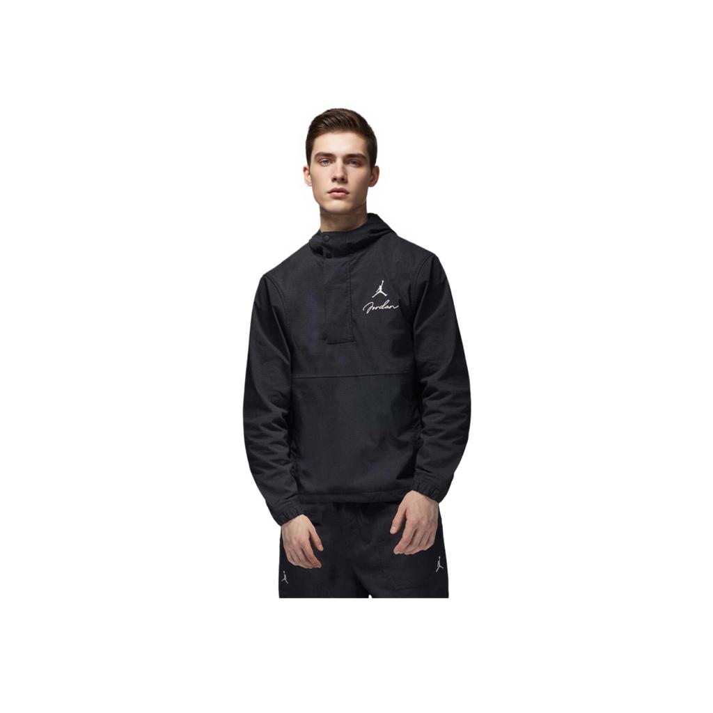 Jordan MVP SS25 Przyjazna dla skóry Wygodna Wszechstronna Lekka Kurtka Męska kurtki Czarna HF9294010