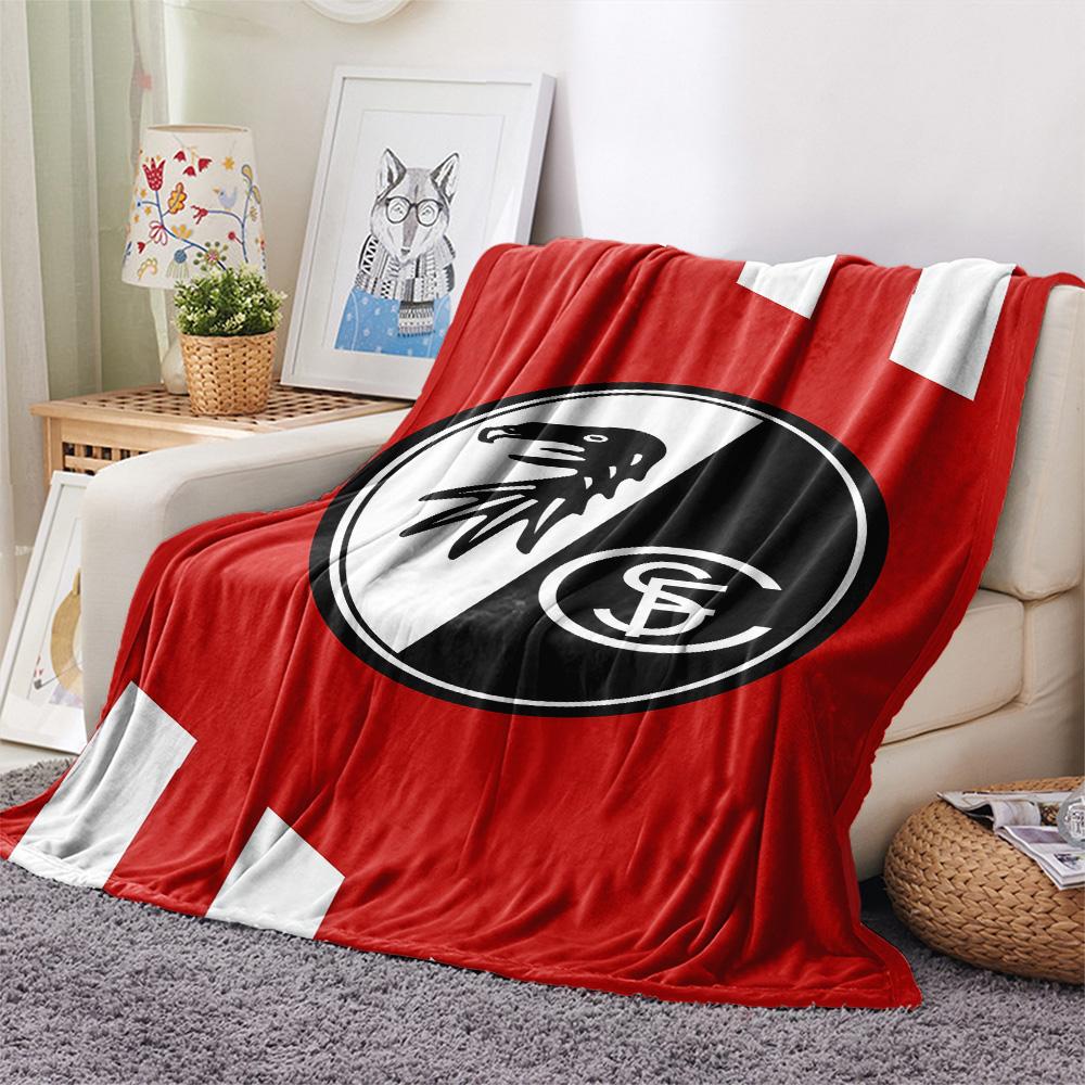 Freiburg E Print FlAannel Blanket, High Quality Comfortable for All Seasons, Home Decor, Warmth and Comfort