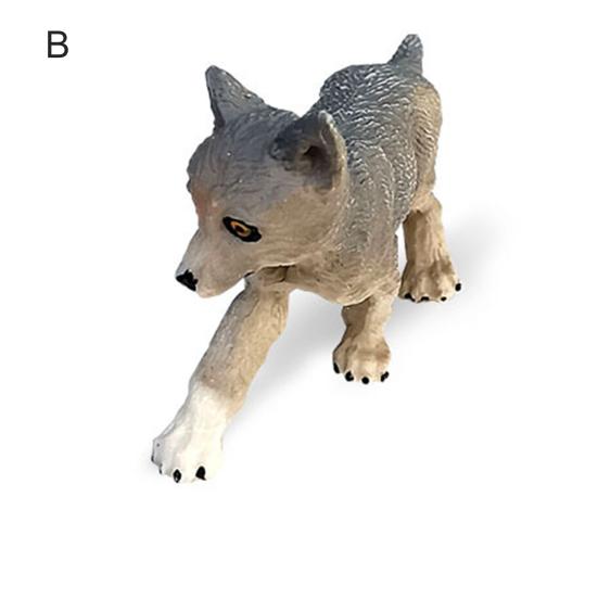 Wolf Figurines Smell-less Preschool Educational Active Poses