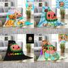 Cocomelon Flannel Blanket For Kids Super Soft Comfortable Warm Winter Sleeping Throw