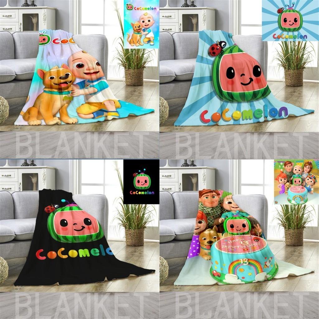 Cocomelon Flannel Blanket For Kids Super Soft Comfortable Warm Winter Sleeping Throw