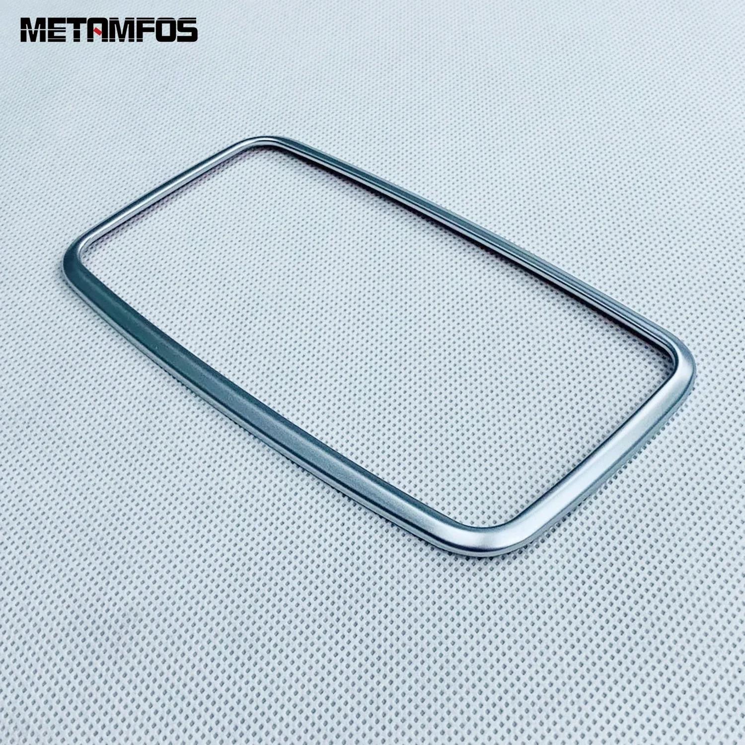 For Toyota Aqua - 2024 2025 Matte Car Roof Reading Light Lamp Cover Trim Decoration Frame Sticker Interior Accessories Rear ABS Matte