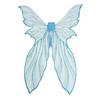 Magical Mermaid Fairy Wings Headpiece With Stickers Angel Wings Colorful Elf Cosplay Wing for Women Girls
