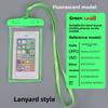 Waterproof Phone Luminous Case Mobile Bag For Iphone Huawei Xiaomi Samsung Redmi
